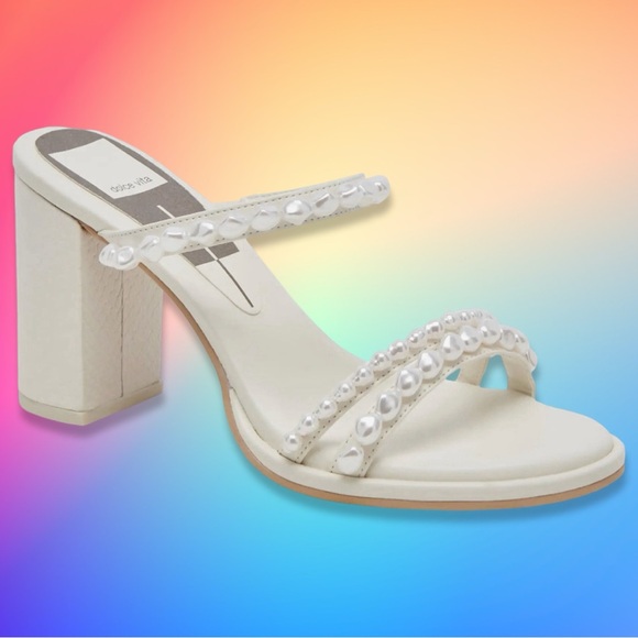 Dolce Vita Shoes - EUC DOLCE VITA BARRIT PEARL HEELS - WOMEN'S 9